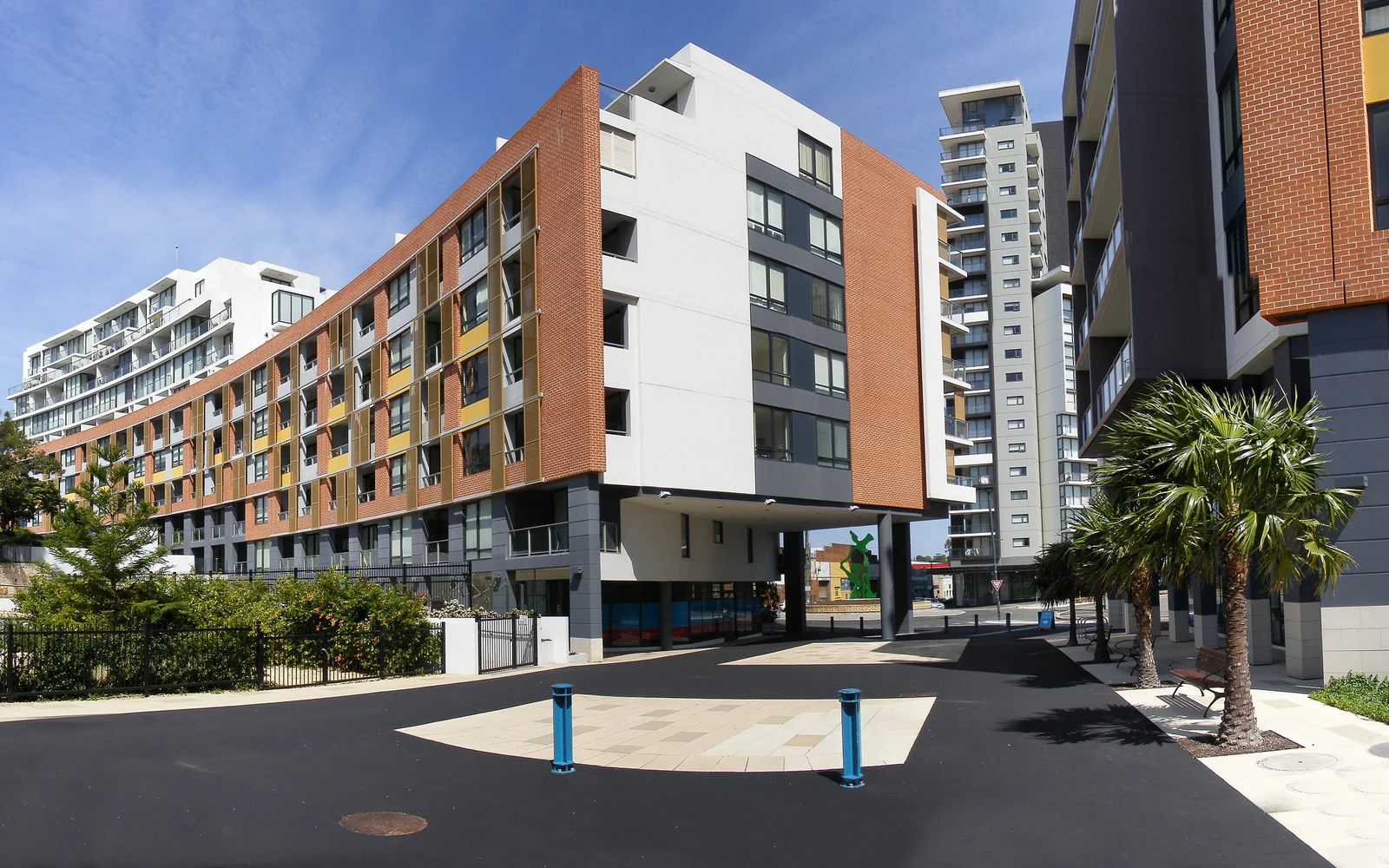 Apartment skyline in Wolli Creek in Sydney's airport corridor